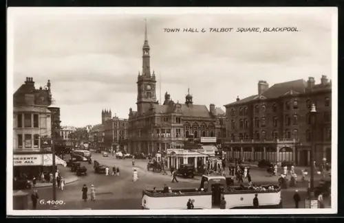 AK Blackpool, Town Hall and Talbot Square