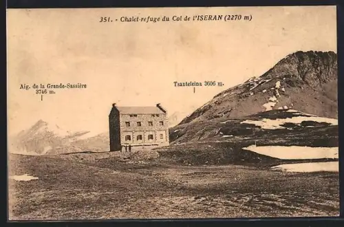 AK Chalet-Refuge du Col de l`Iseran, Tsanteleina, Aig. de la Grande-Sassière
