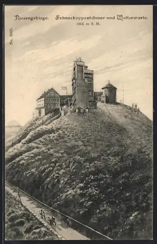 AK Schneekoppenhäuser, Berghütten am Riesengebirge