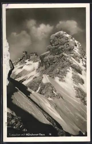 AK Münchner Haus, Zugspitzen-Panorama