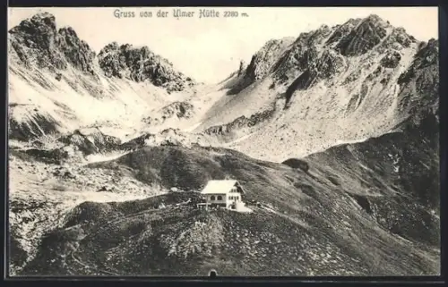 AK Ulmer Hütte im Hochgebirge