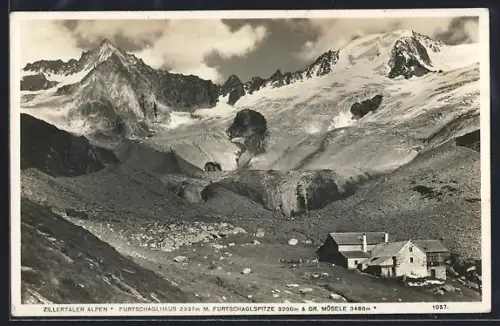 AK Furtschaglhaus in den Zillertaler Alpen