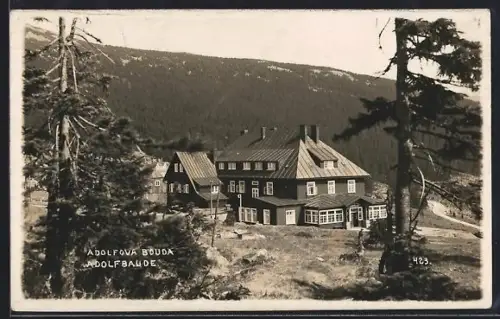 AK Adolfbaude Vinzenz Adolf in Spindelmühle