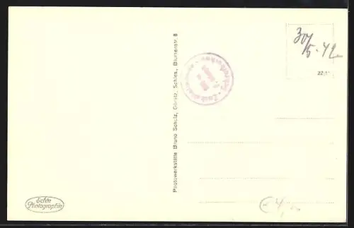 AK Zackelfallbaude mit Gartenterrasse