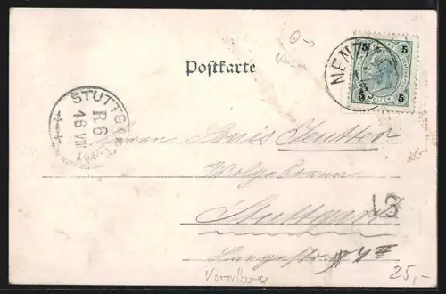 AK Gamperdonathal-Unterkunftshütte, Blick auf die Hütte