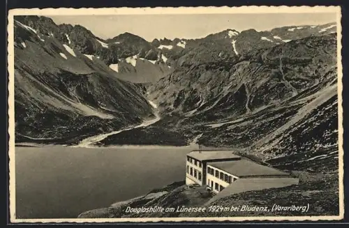 AK Douglashütte am Lünersee bei Bludenz