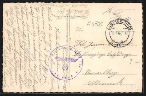 AK Douglashütte am Lünersee bei Bludenz