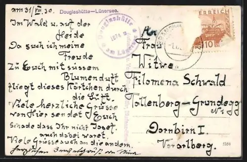 AK Douglashütte am Lünersee