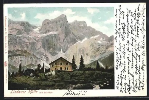 AK Lindauer Hütte, Motiv mit Sulzfluh