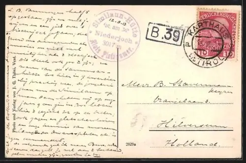 AK Similaunhütte auf dem Niederjoch, Similaun