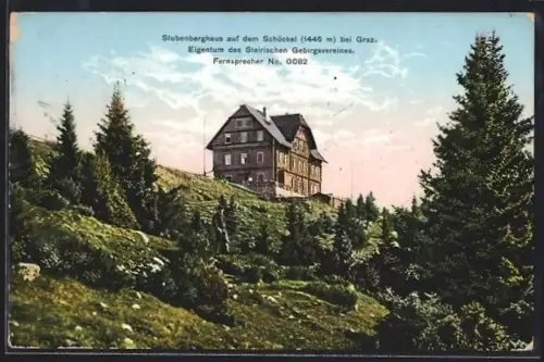 AK Stubenberghaus auf dem Schöckel