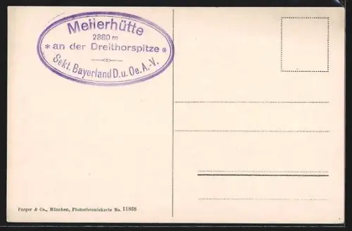 AK Meilerhütte an der Dreiztorspitze