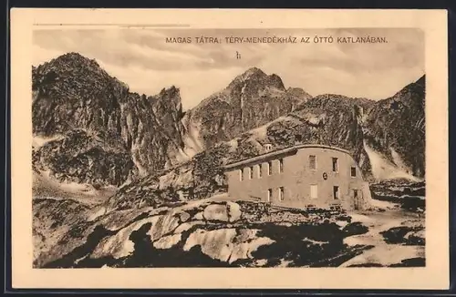 AK Téry-Menedékház az Ottó Katlanában, Magas Tátra