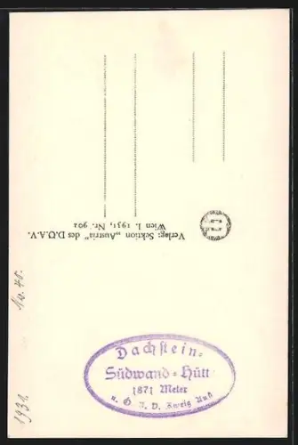 AK Südwandhütte mit Dachstein