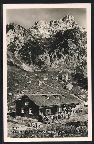 AK Sarotlahütte, Blick gegen den Zimba