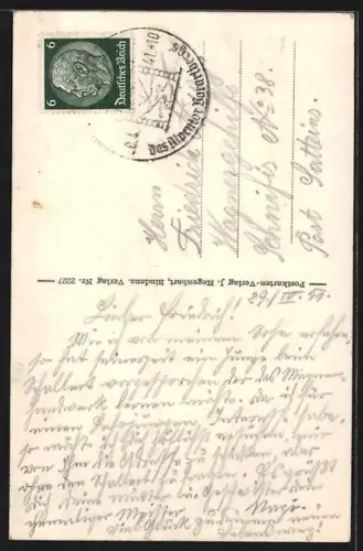 AK Sarotlahütte, Blick gegen den Zimba