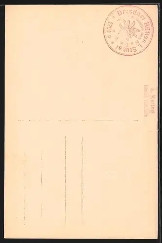 AK Dresdener Hütte, Gesamtansicht mit Schnee