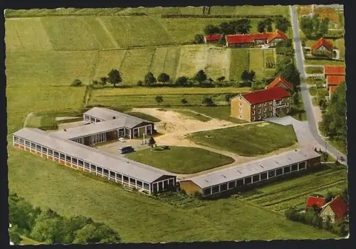 AK Westerstede, Blick auf DEULA, Deutsche Landmaschinenschule Ammerland aus der Vogelschau