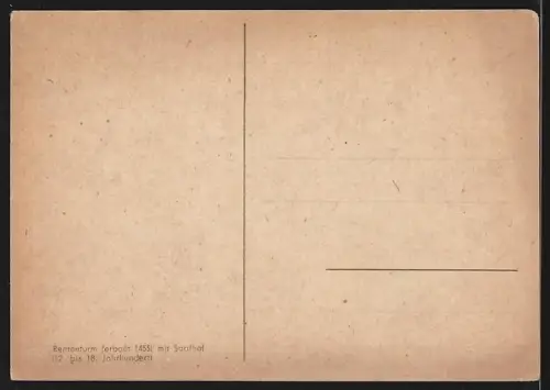 AK Alt-Frankfurt, Rententurm mit Saalhof