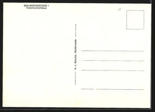 AK Westerstede, Blick auf das Kreiskrankenhaus