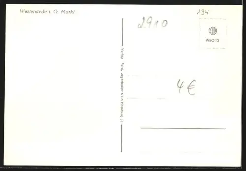 AK Westerstede, Markt mit Kirche