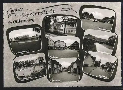 AK Westerstede, Jugendherberge, Kreiskrankenhaus, Hössenbad, Hermannsplatz