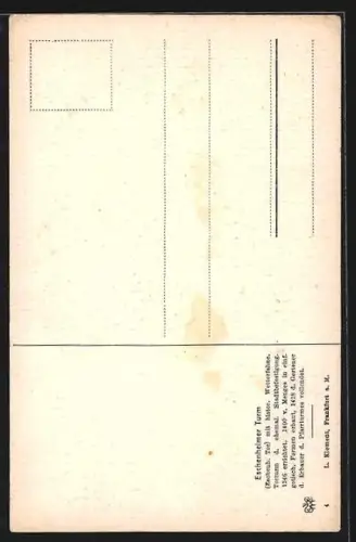 AK Frankfurt a. M., Eschenheimer Turm
