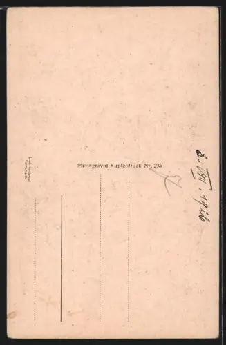 AK Alt-Frankfurt, Hinter dem Lämmchen, Nürnbergerhof, Haus zum Mohrenkopf