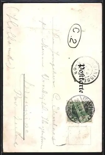 Lithographie Alt-Frankfurt, Altstadt und Dom