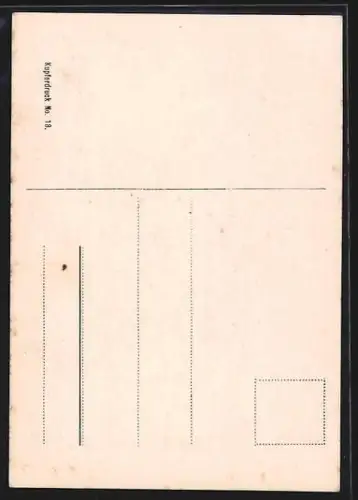 Künstler-AK Alt-Frankfurt, Römer mit Haus Frauenstein, Salzhaus