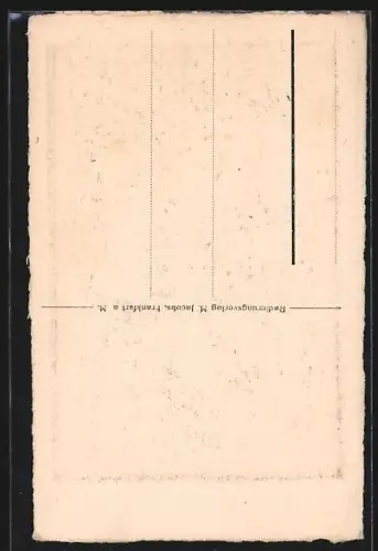 Künstler-AK Alt-Frankfurt, Goldhutgasse