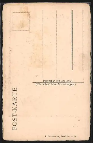 Künstler-AK Alt-Frankfurt, Nürnberger Hof