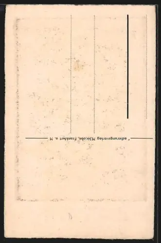 Künstler-AK Alt-Frankfurt, Römerhöfchen