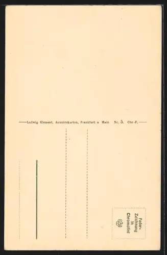 Künstler-AK Alt-Frankfurt, Nürnberger Hof