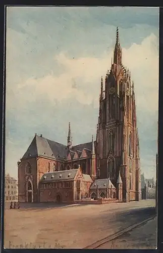 Künstler-AK Alt-Frankfurt, Kaiserdom