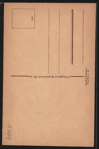 AK Alt-Frankfurt, Römer, Aufgang zum Kaisersaal
