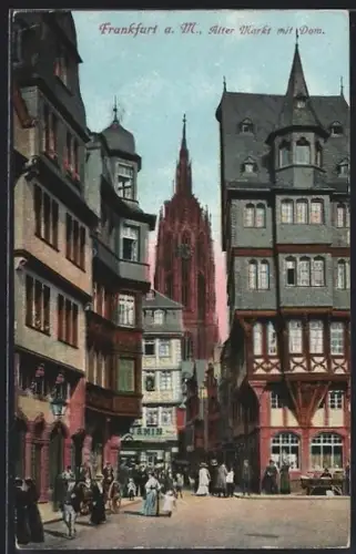AK Alt-Frankfurt, Alter Markt, Dom