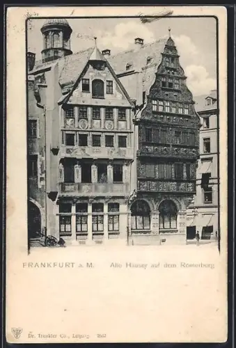 AK Alt-Frankfurt, Alte Häuser auf dem Römerberg