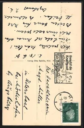 AK U-Boots-Denkmal auf der Möltenorter Schanze an der Kieler Förde, Leuchtturm, Dampfer