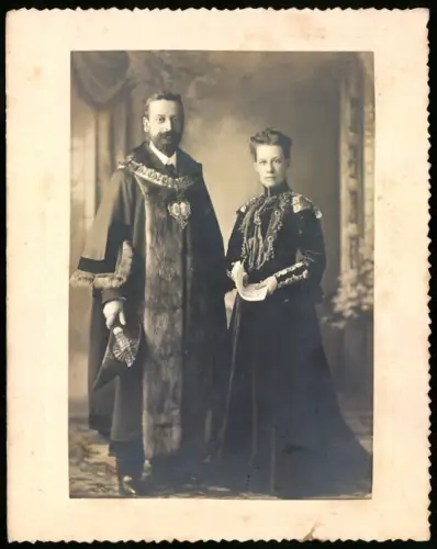 Fotografie R. F. Wood, Brockley, William Albert Schultzt, Bürgermeister (1903-1904) von London-Deptford