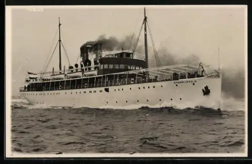 Foto-AK Passagierschiff Karadjordje in Fahrt