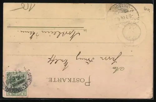 AK Emblem des Deutschen Flottenvereins