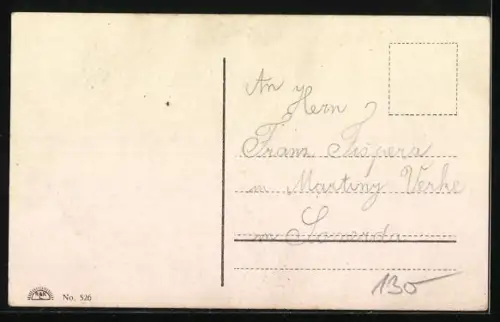 AK Kleiner Kreuzer S.M.S. Augsburg auf See in Fahrt, Kriegsschiff