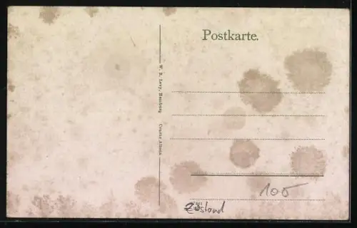 AK Deutsches Unterseeboot U-8, Begegnung mit einem Linienschiff der Kaiserlichen Marine