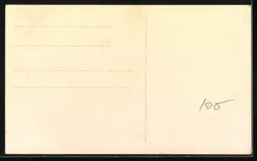 AK Panzerschiff der Kriegsmarine in schwerer See