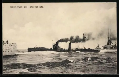 AK Durchbruchsmanöver der Torpedoboote
