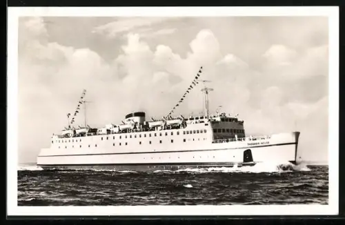 AK Hochsee-Fährschiff Theodor Heuss auf See