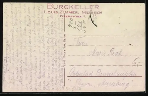 AK Meissen, Raddampfer Kronprinz auf der Elbe, Königliche Albrechtsburg und Dom