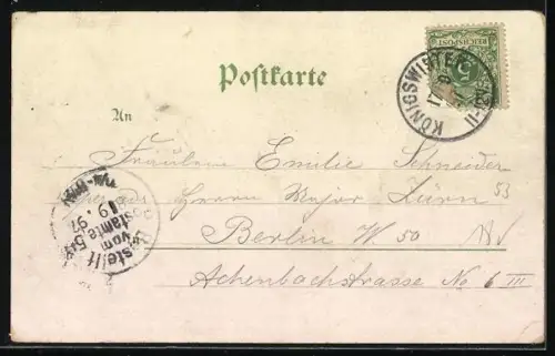 Lithographie Raddampfer auf dem Rhein vor der Loreley