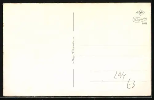 AK Wilhelmshaven, Bäderschiff Rüstringen im Hafen, Passagierschiff